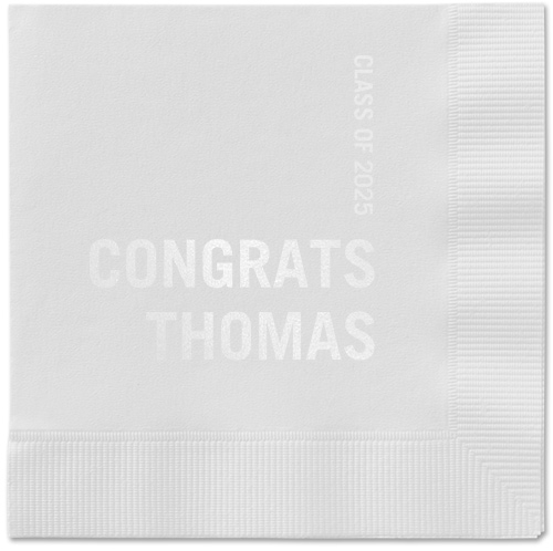 Bold Acclaim Napkin, White, White