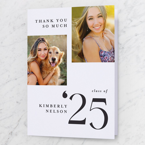 Unsinkable Year Thank You Card, White, 3x5, Matte, Folded Smooth Cardstock