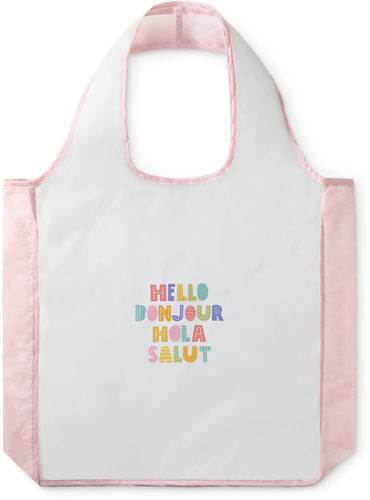 Bonjour Reusable Shopping Bag, Blush, Multicolor