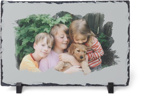 Brushed Moments Slate Plaque, 7.5x11.5, Gray