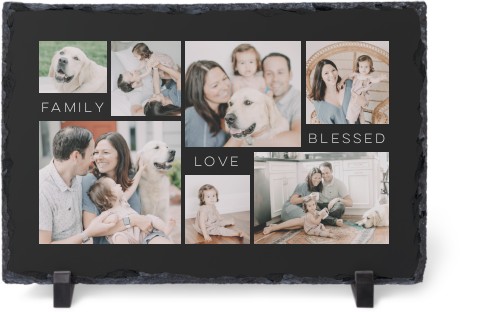 Family Sentiments Gallery Slate Plaque, 7.5x11.5, Multicolor