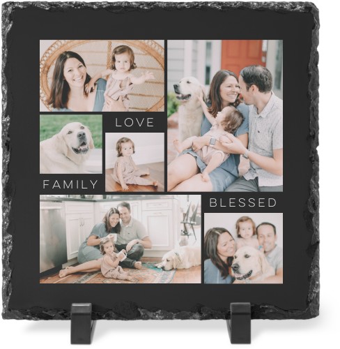 Family Sentiments Gallery Slate Plaque, 8x8, Multicolor