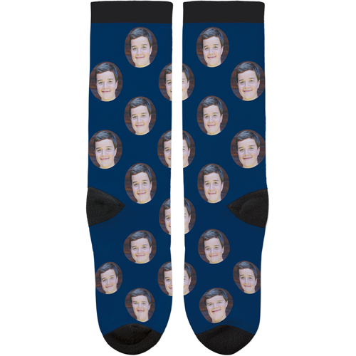 Floating Faces Custom Socks by Shutterfly