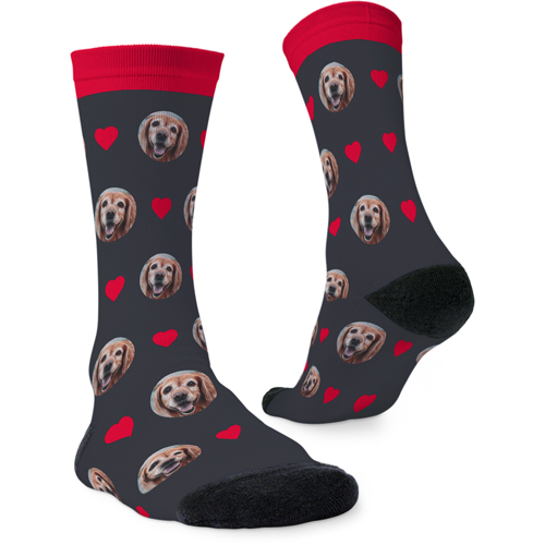 Loved Floating Faces Custom Socks by Shutterfly Shutterfly