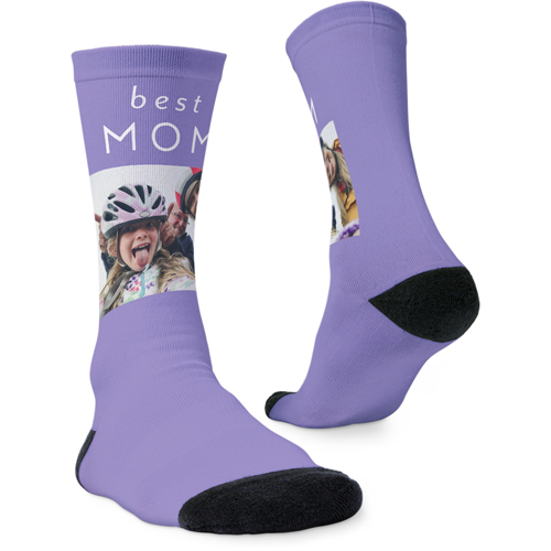 Gallery of One Portrait Custom Socks, Multicolor, multi