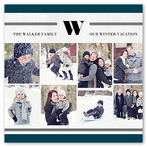 Classic Monogram, 12x12white