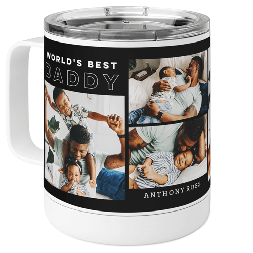 World's Best Always Stainless Steel Mug, 10oz, Black