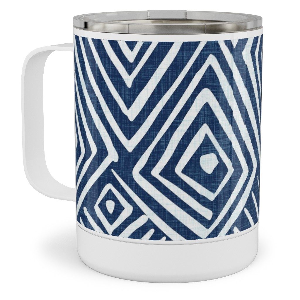 Diamond Stainless Steel Coffee Mug