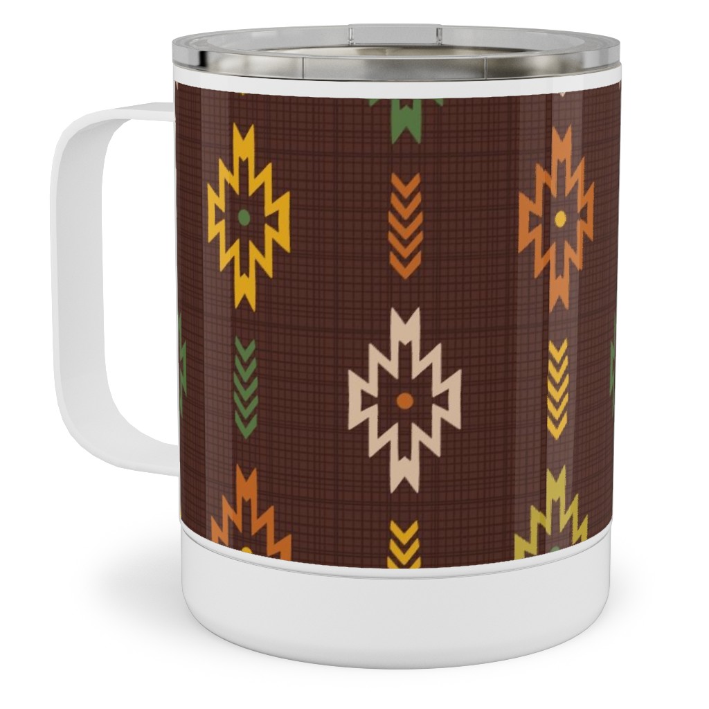 the Wild West - Multi Stainless Steel Mug, 10oz, Multicolor