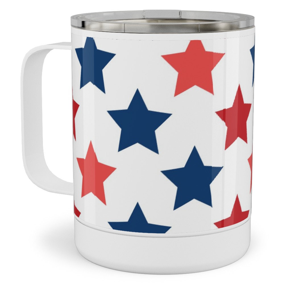 American Stars Stainless Steel Mug, 10oz, Multicolor