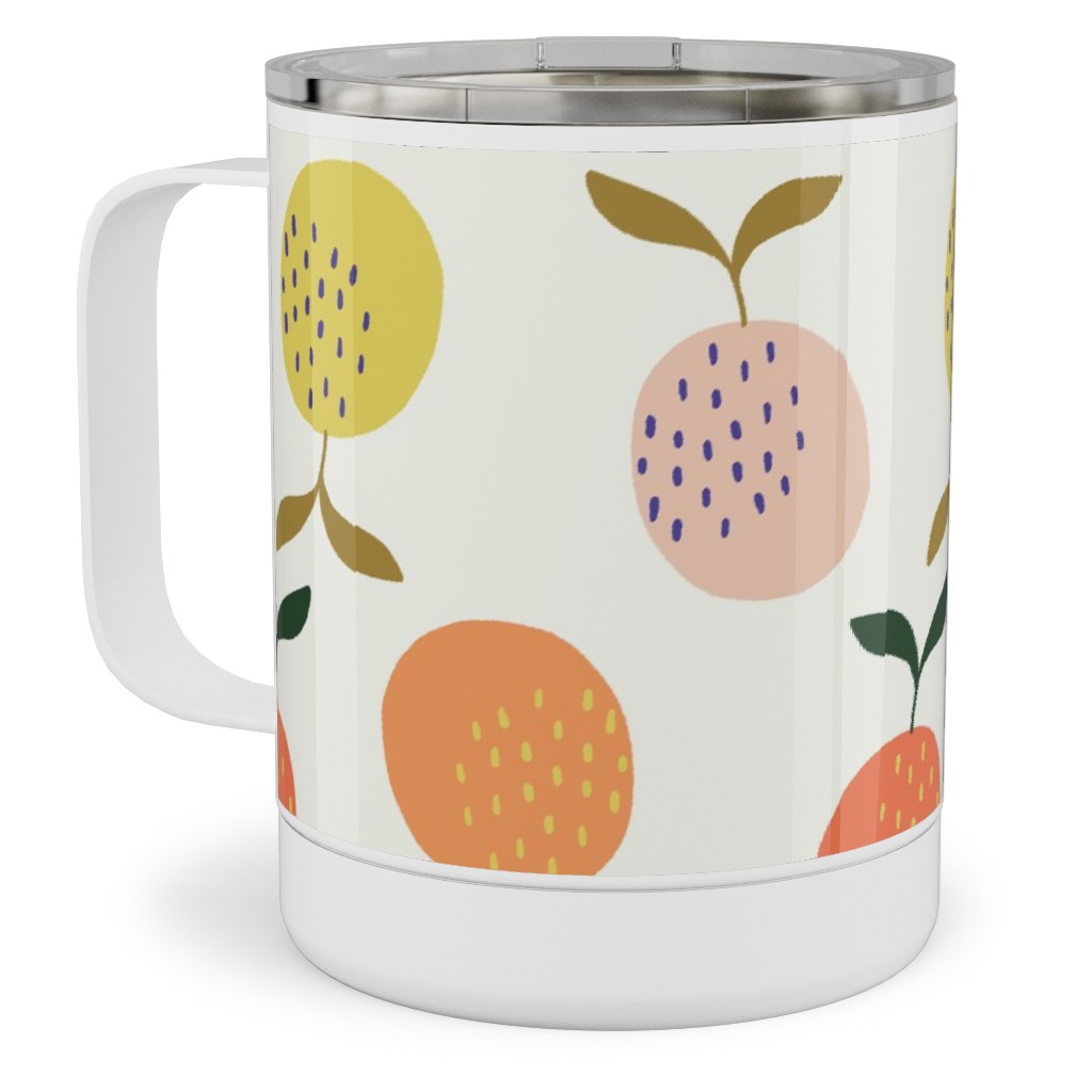 Little Oranges - Multi Stainless Steel Mug, 10oz, Orange