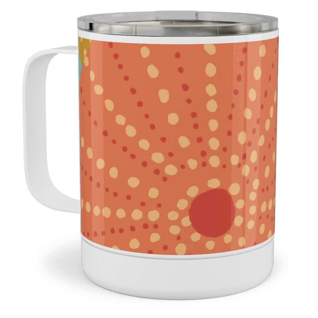 Colorful Sea Urchins Stainless Steel Mug, 10oz, Multicolor