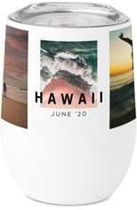 travel collage stainless steel travel tumbler