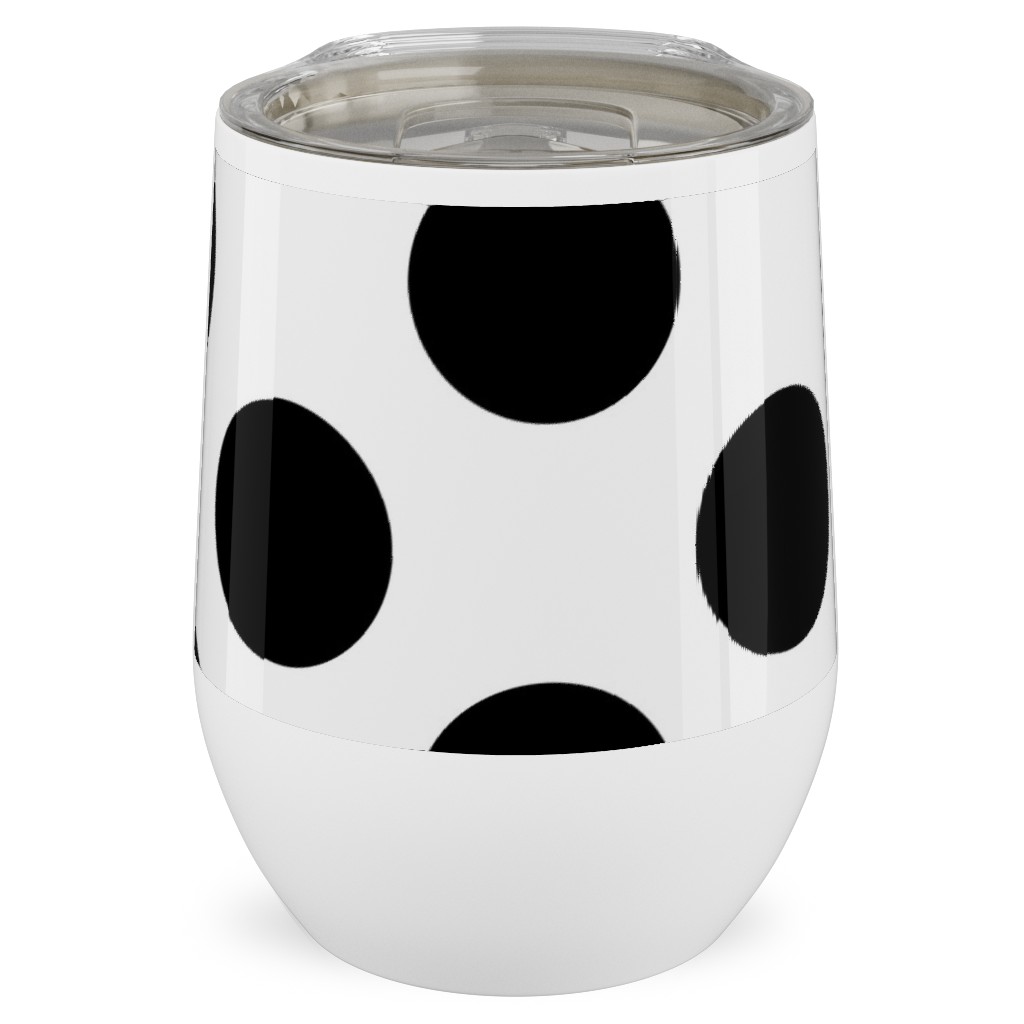 Black And White Dot Tumbler