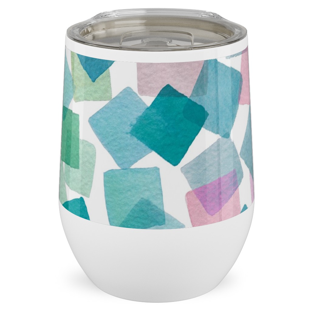 Confetti Party - Spring Pastel Stainless Steel Travel Tumbler, 12oz, Multicolor