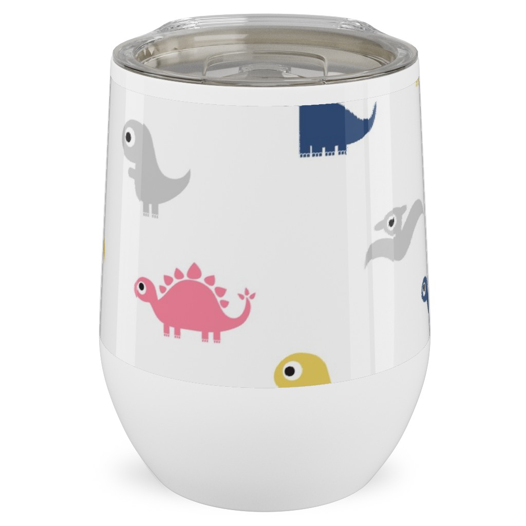 Dino Print Multi Stainless Steel Travel Tumbler Shutterfly