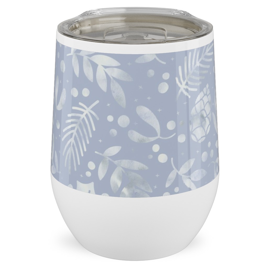 Blue And Silver Tumblers