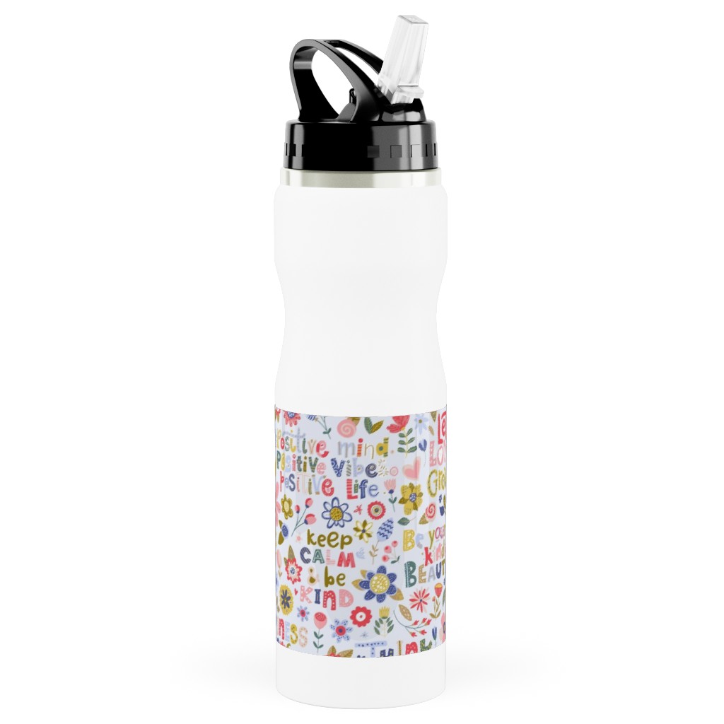 Best Ever Stainless Steel Water Bottle with Straw by Shutterfly