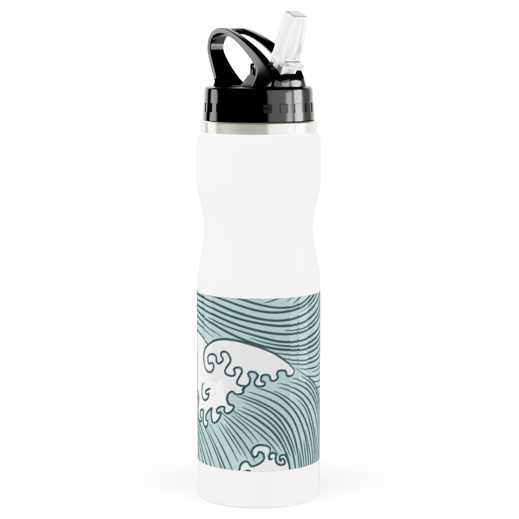 The Great Wave off Kanagawa Stainless Steel Water Bottle