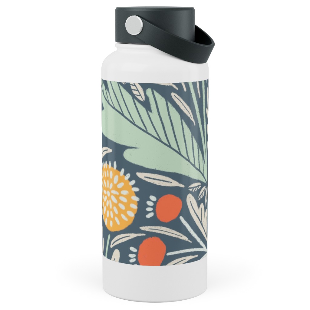 Astrid Stainless Steel Wide Mouth Water Bottle, 30oz, Wide Mouth, Multicolor