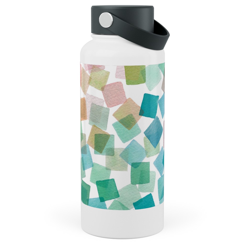Confetti Party - Spring Pastel Stainless Steel Wide Mouth Water Bottle, 30oz, Wide Mouth, Multicolor