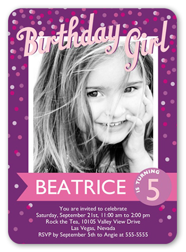 barbie invitation for 7th birthday