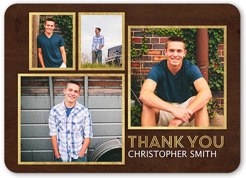 Gilded Gallery 5x7 Custom Thank You Cards Shutterfly