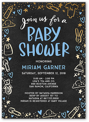 shutterfly baby boy shower invitations