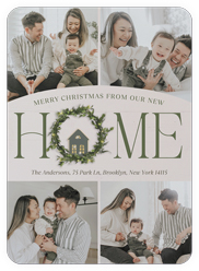 Personalized Moving Announcement Cards - Blue Butterfly Design With Envelopes, New Home Address Change Notecards