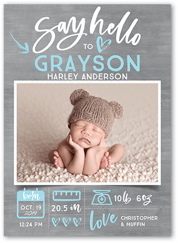 shutterfly twin birth announcements