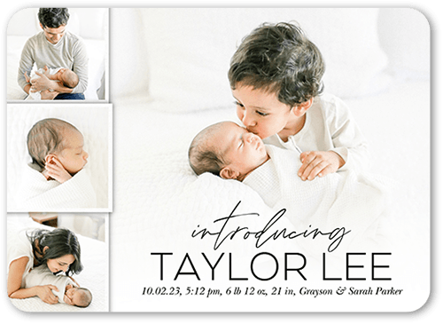Simple Birth Announcement
