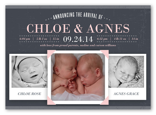 shutterfly twin birth announcements