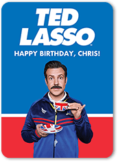 lasso way with ted lasso birthday card