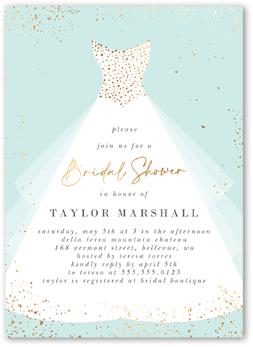 Stylish Bridal Shower Invitation