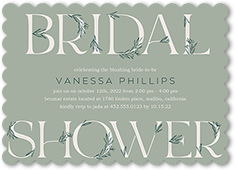 Green Floral Bridal