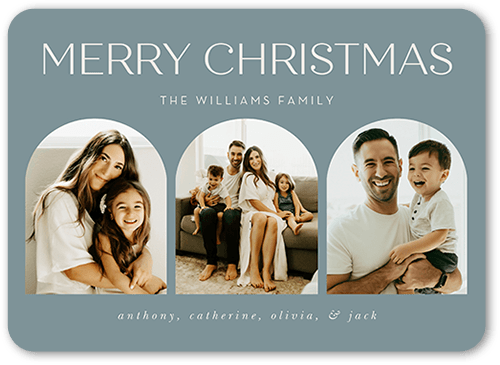 Modern Christmas Photo Card