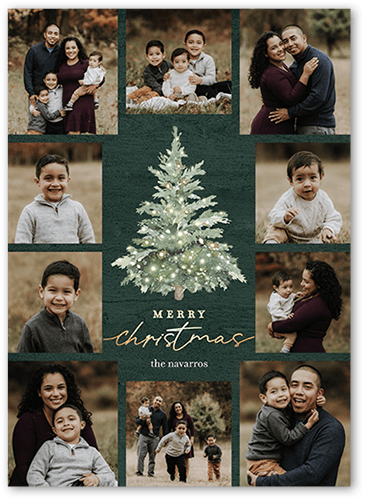 Christmas Tree Photo Cards