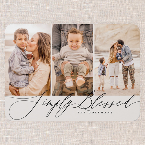 Beige Religious Holiday Card