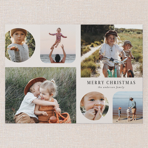 Wonderful Windows Holiday Card, Grey, 5x7 Flat, Christmas, Matte, Signature Smooth Cardstock, Square, Whisper Gray