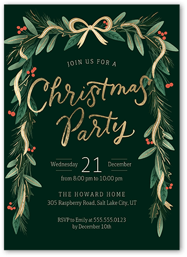 Unique Christmas Invitations