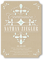 First Communion Invitation - Boy (Digital File) / Boys First Communion  Invitation / 1st Communion Invitation for Boys by SweetDesignsByRegan