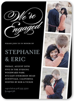 linked for life engagement party invitation 5x7 flat