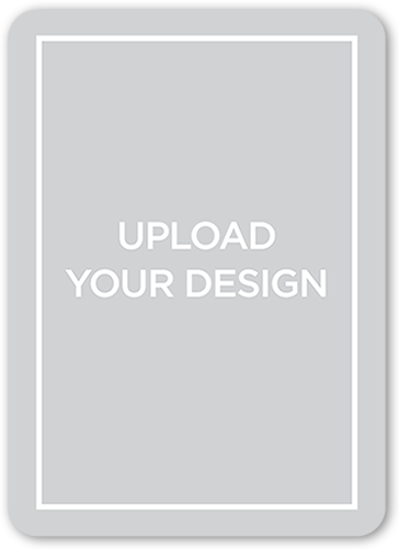 Upload Your Own Design Mother's Day Card, White, Matte, Signature Smooth Cardstock, Rounded