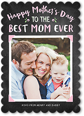 for our mom mothers day card 5x7 flat