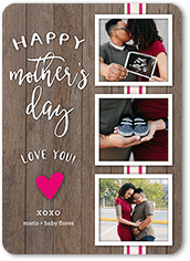 crafted ribbon mothers day card