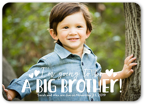 Big Brother 5x7 Birth Annoucements Shutterfly