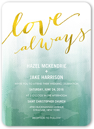 Forever In Love Wedding Invitations Free Shipping Shutterfly