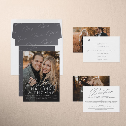 Timeless Typeface 5x7 Stationery Card by Yours Truly | Shutterfly