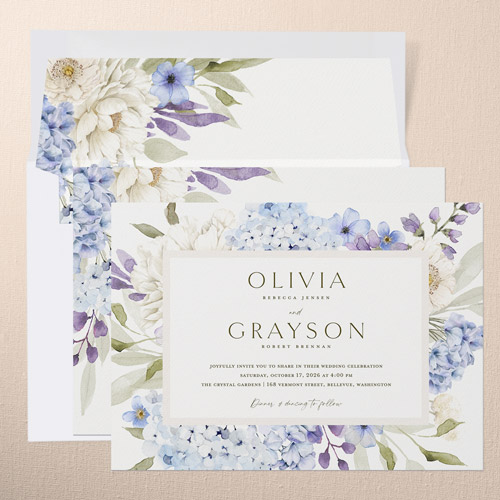 Hydrangea Highlight 5x7 Stationery Card By Lady Jae Shutterfly 0199