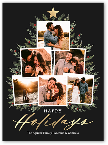 Decorated With Memories Holiday Card, Black, 6x8 Flat, Holiday, Matte, Signature Smooth Cardstock, Square